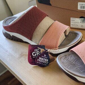 Bionica Nilsa Slide Sandal in Canyon Clay/Desert Rose